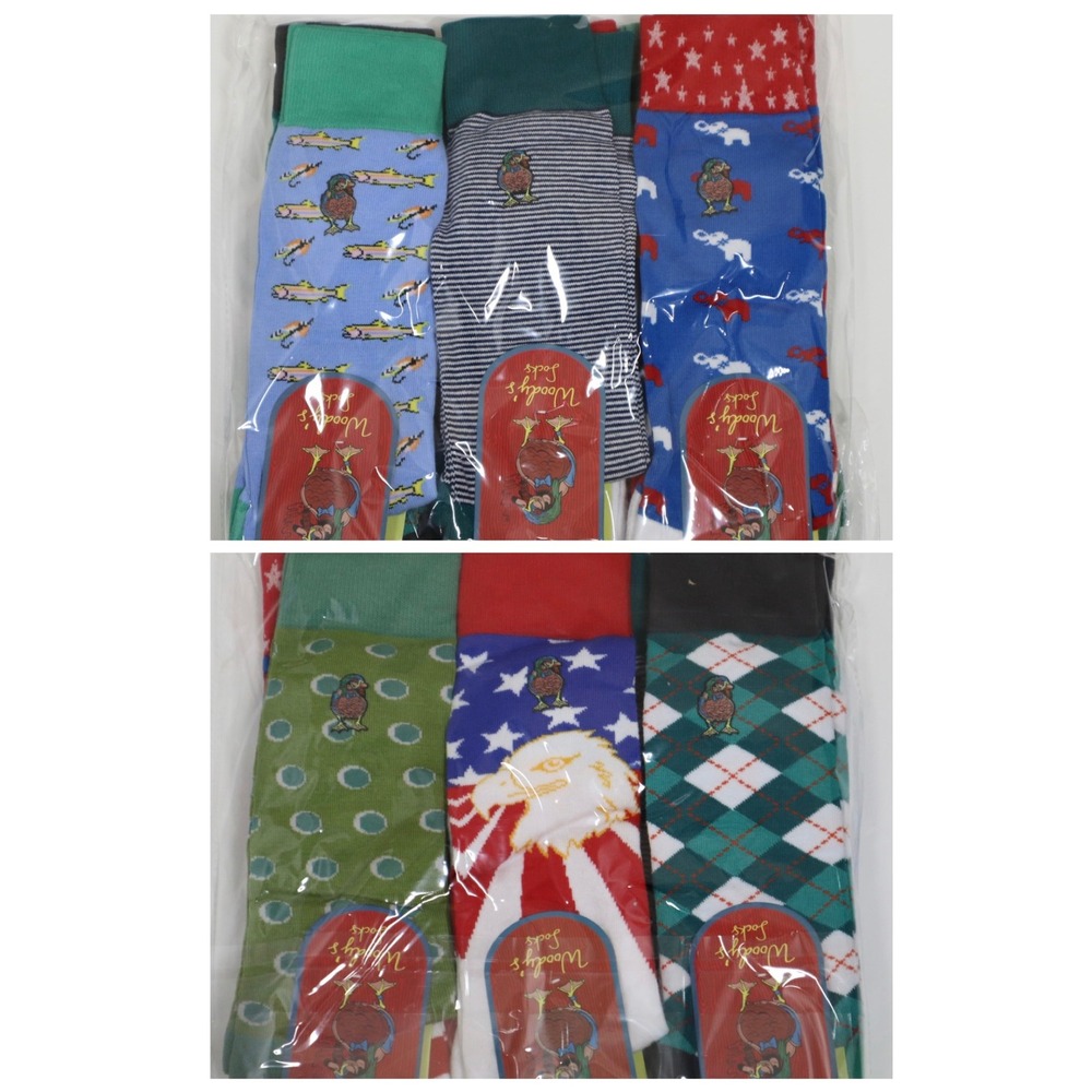 Woody's Men's‎ 6 Pack of Socks
